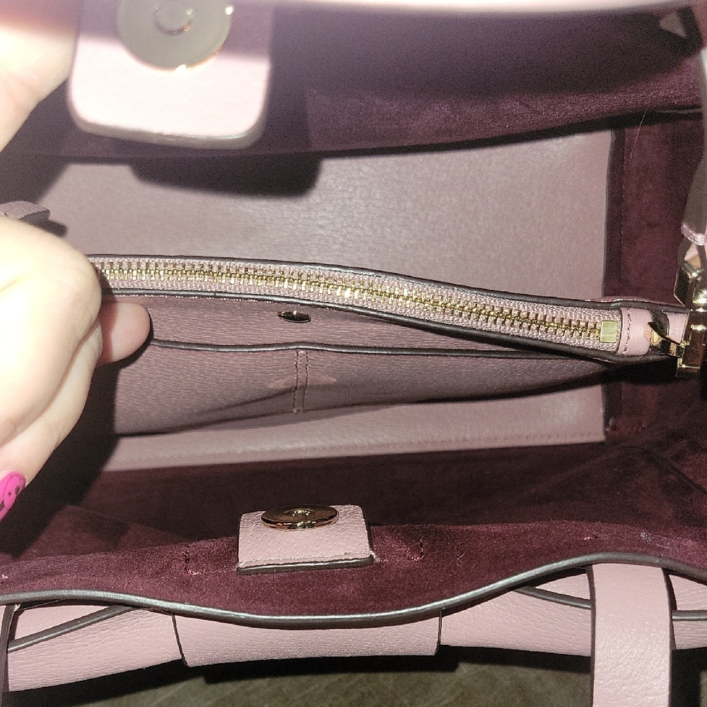 kate spade Mauve Pink Bow Tote - Picture 6 of 13